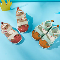 CRTARTU 卡特兔 女童凉鞋男童儿童宝宝童鞋软底防滑透气婴儿机能鞋学步鞋子