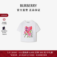 博柏利（BURBERRY）婴儿 玫瑰印花棉质 T 恤衫80949651