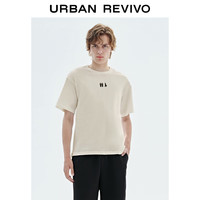 URBAN REVIVO 男士时尚小众创意个性图案短袖T恤 UMF440112