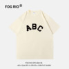 FOG RIO 原创设计dx新款2024潮牌纯棉重磅情侣短袖T恤男女纯棉t