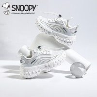 88VIP：SNOOPY 史努比 童鞋男童运动鞋小白鞋2024春季新款儿童老爹鞋中大童休闲鞋