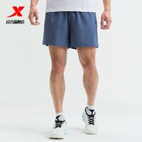 XTEP 特步 速干梭织短裤男2024夏季新款健身训练弹力五分裤976229240314