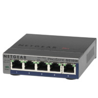 NETGEAR 美國網件 GS105E 5口1000M千兆簡單網管網絡交換機