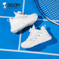 88VIP：SNOOPY 史努比 童鞋男童运动鞋单网鞋透气小白鞋儿童网面鞋夏季男孩跑步鞋
