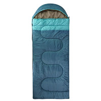 ALPINT MOUNTAIN 信封式帶帽睡袋戶外露營睡袋成人防潮柔軟貼身四季睡袋被子兩用