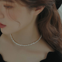 88VIP：珍·尚银 珍尚银天然淡水珍珠项链2024新款爆款首饰锁骨链女