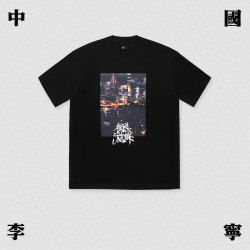 lining李宁中国李宁t恤男女同款新款休闲情侣上衣宽松运动服ahsta07