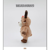 BEARHANS 小熊汉斯 麋鹿陪伴安抚可爱毛绒玩具趣味创意儿童朋友情侣生日礼物个性推荐