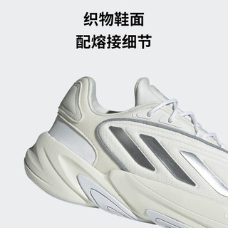 adidas OZELIA复古经典运动老爹鞋男女阿迪达斯三叶草JH7365 汉玉白/银色/浅白 36.5