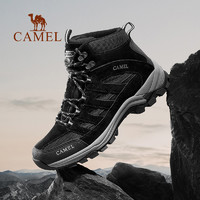 88VIP：CAMEL 駱駝 男士登山鞋2023冬季新款防水防滑減震中幫女戶外休閑徒步鞋子
