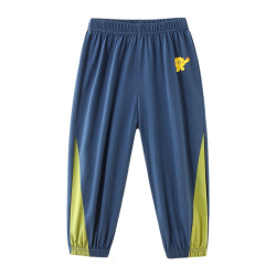 minipepco小猪班纳男童防蚊裤夏季薄款儿童运动裤子男孩凉感休闲束脚