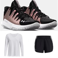 88VIP：安德玛 秋冬Flow Breakthru 4 女子运动篮球鞋+T恤+短裤