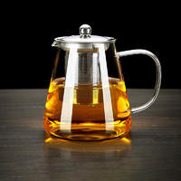 青蘋果 GREEN  APPLE茶壺茶水分離玻璃泡茶壺煮茶耐高溫帶濾網飄逸杯功夫茶茶具 沁香壺
