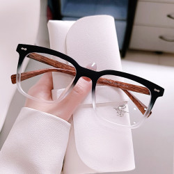 jesmoor文艺tr方形眼镜框渐进黑框161防蓝光非球面镜片