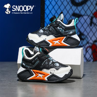 88VIP：SNOOPY 史努比 童鞋儿童运动鞋2024年春秋新款男童老爹鞋跑步鞋旋转扣鞋子