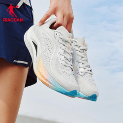 qiaodan乔丹强风2运动鞋女跑步鞋马拉松专业竞训韧弹回馈中考体测跑鞋