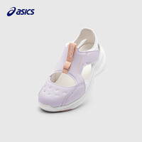 ASICS 亞瑟士 童鞋夏季新款男女兒童透氣休閑百搭網眼輕便涼鞋 700粉紫 29.5碼