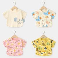 百亿补贴：cutepanda's 咔咔熊猫 婴儿衣服休闲短袖T恤夏装男童女童宝宝儿童小童夏季上衣