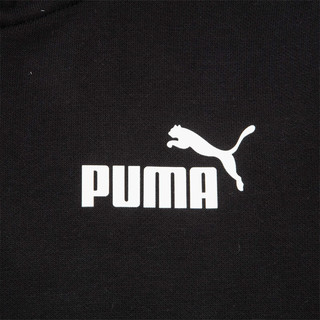 彪马（PUMA） 儿童男童运动休闲加绒连帽拉链外套 POWER  HOODIE FL 676346 黑色-01 164