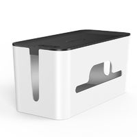 UGREEN 綠聯 排插座收納盒wifi路由器收納盒充電源線視柜機頂盒桌面集線盒