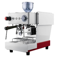 TYXKJ 商用半自动咖啡机蒸汽式打奶泡奶茶店双加热研磨一体    咖啡机