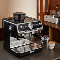 MAXIM'S DE PARIS 马克西姆新马赛升级恒意B1.5家用咖啡机全半自动打奶泡研磨一体意式咖啡机 恒意系列黑色