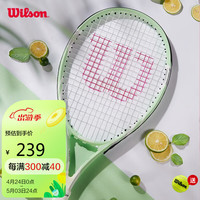 威尔胜（Wilson） 单人初学者网球拍轻巧减震女生入门网球拍 WR061610U2【青柠拍】 青柠拍-2号柄 WR061610U2
