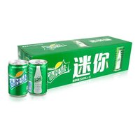 Sprite 雪碧 可口可樂（Coca-Cola）雪碧 Sprite 檸檬味 汽水 迷你碳酸飲料 200ml*12罐 整箱裝