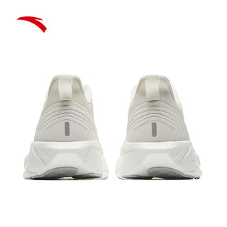 ANTA 安踏 劲风 竞速训练中考体测男子跑步鞋 912435501-1 象牙白 45