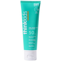 thinksport ThinkKids温和儿童青少年物理防晒乳面部防晒霜身体SPF50+89ml