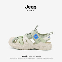 Jeep 吉普 兒童涼鞋夏季新款溯溪鞋輕便防滑 芥末綠-06 （十款可選）