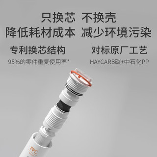 另一半适配xiao米净水器1A/S1800/H1000PPC复合滤芯平替滤芯可拆换内芯 PPC一套（含1个空瓶+1套内芯）