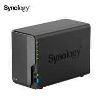 Synology 群晖 DS224+搭配2块希捷(Seagate) 4TB酷狼IronWolf ST4000VN006硬盘套装