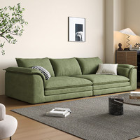 牧宣 意式极简布艺沙发小户型客厅现代简约轻奢网红直排沙发组合XH-882