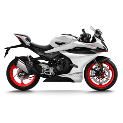 cfmoto春风动力春风450sr2024款运动仿赛摩托车新车上市星光白全款