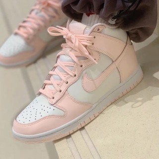 NIKE 耐克 Dunk High 女子运动板鞋 DD1869-104 淡粉 35.5