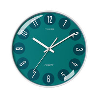 TIMESS 鐘表客廳掛鐘家用創意時鐘簡約時尚掃秒機芯石英鐘表掛墻 QF2103-1-30厘米