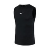 NIKE 耐克 Pro 纯色速干紧身训练无袖T恤 男款 黑色 FB7915-010