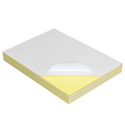 elifo易利丰贴纸不干胶标签纸a4不干胶打印纸可粘贴背胶纸光面哑麻面