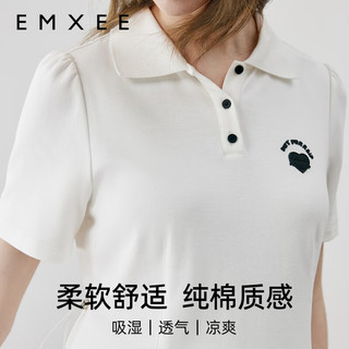 嫚熙（EMXEE）连衣裙2024夏季宽松大码短袖时尚外出显瘦装 中灰 XL