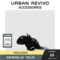 URBAN REVIVO2024夏季女士潮酷趣味啪啪圈挂饰UAWA40208 黑色 F