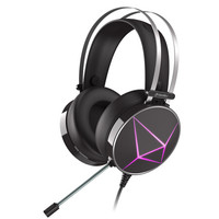 Dareu 達爾優 EH722 RGB版 耳罩式頭戴式有線游戲耳機 幻彩黑 USB