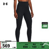 安德玛 UNDERARMOUR）同款Meridian女子训练运动柔感紧身九分裤1382535 黑色001 M