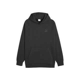 彪马（PUMA） 男女同款秋冬宽松连帽卫衣 CLASSICS HOODIE 625301 黑色-01 XS(165/88A)