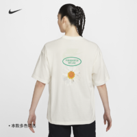 NIKE 耐克 官方女子T恤夏季新款印花宽松纯棉针织HJ9427