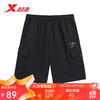 XTEP 特步 运动裤梭织男五分裤夏训练876229680073 正黑色 XL
