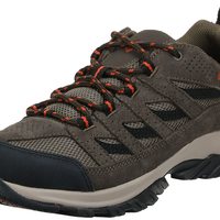 移动专享：Columbia 哥伦比亚 男式 Crestwood 登山鞋,迷彩棕色/热波,8.5 Wide