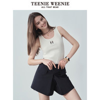 TEENIE WEENIE TeenieWeenie小熊2024年夏季新款吊带背心打底衫时尚修身内搭T恤
