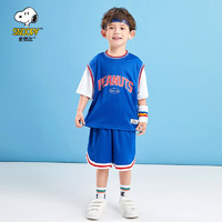 SNOOPY 史努比 儿童运动套装篮球服