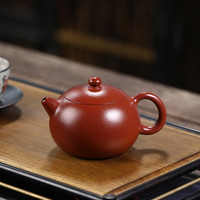 金镶玉 国工许建平全手工宜兴原矿紫砂壶名家西施壶茶壶功夫茶具礼盒装 许建平龙血砂西施壶